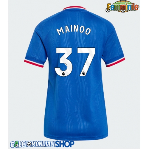 Maglie da calcio Manchester United Kobbie Mainoo #37 Seconda Maglia Femminile 2026-27 Manica Corta